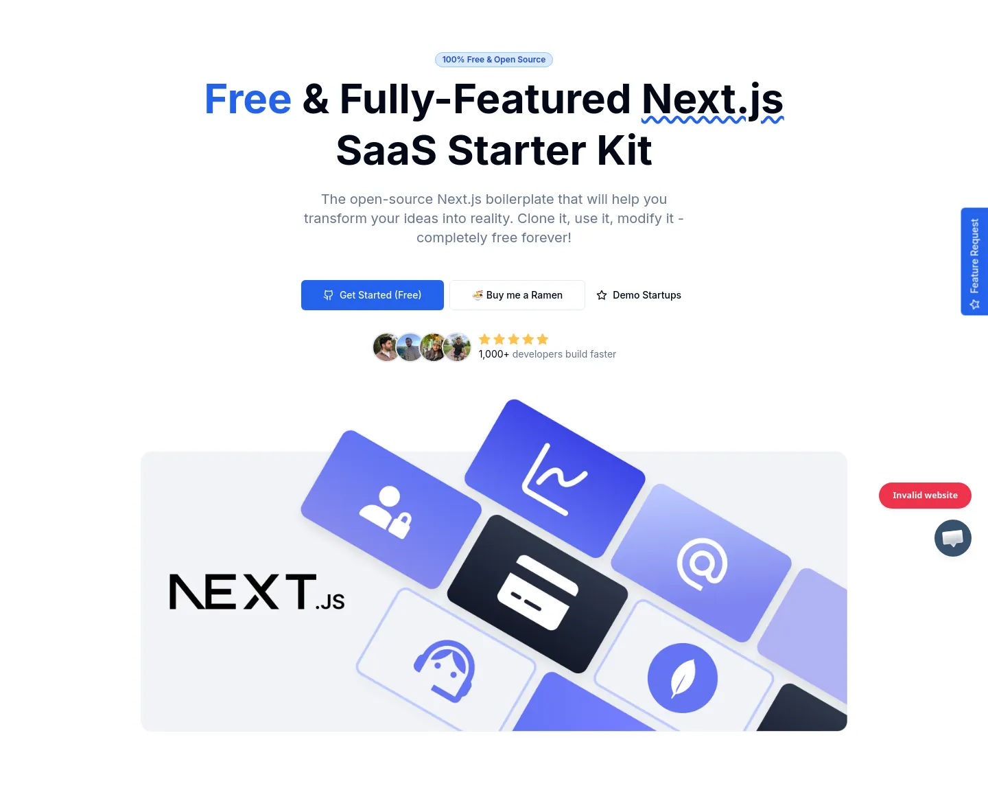 nextupkit.com Hero section
