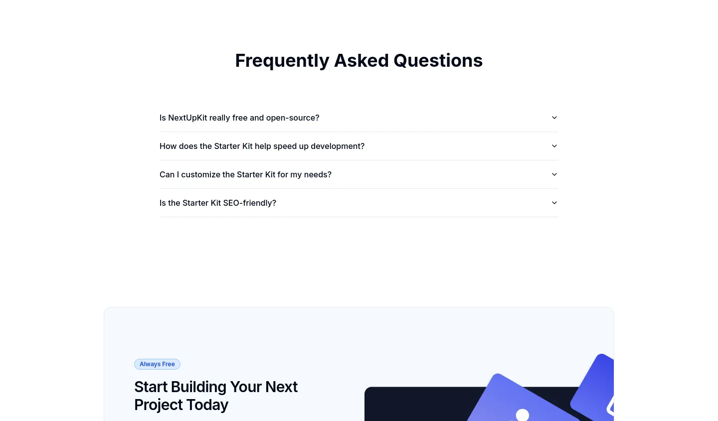 nextupkit.com FAQ section