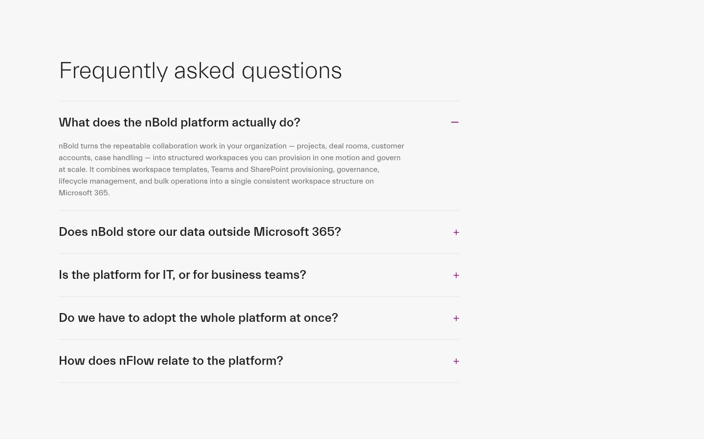 nflowapp.com — a real FAQ section