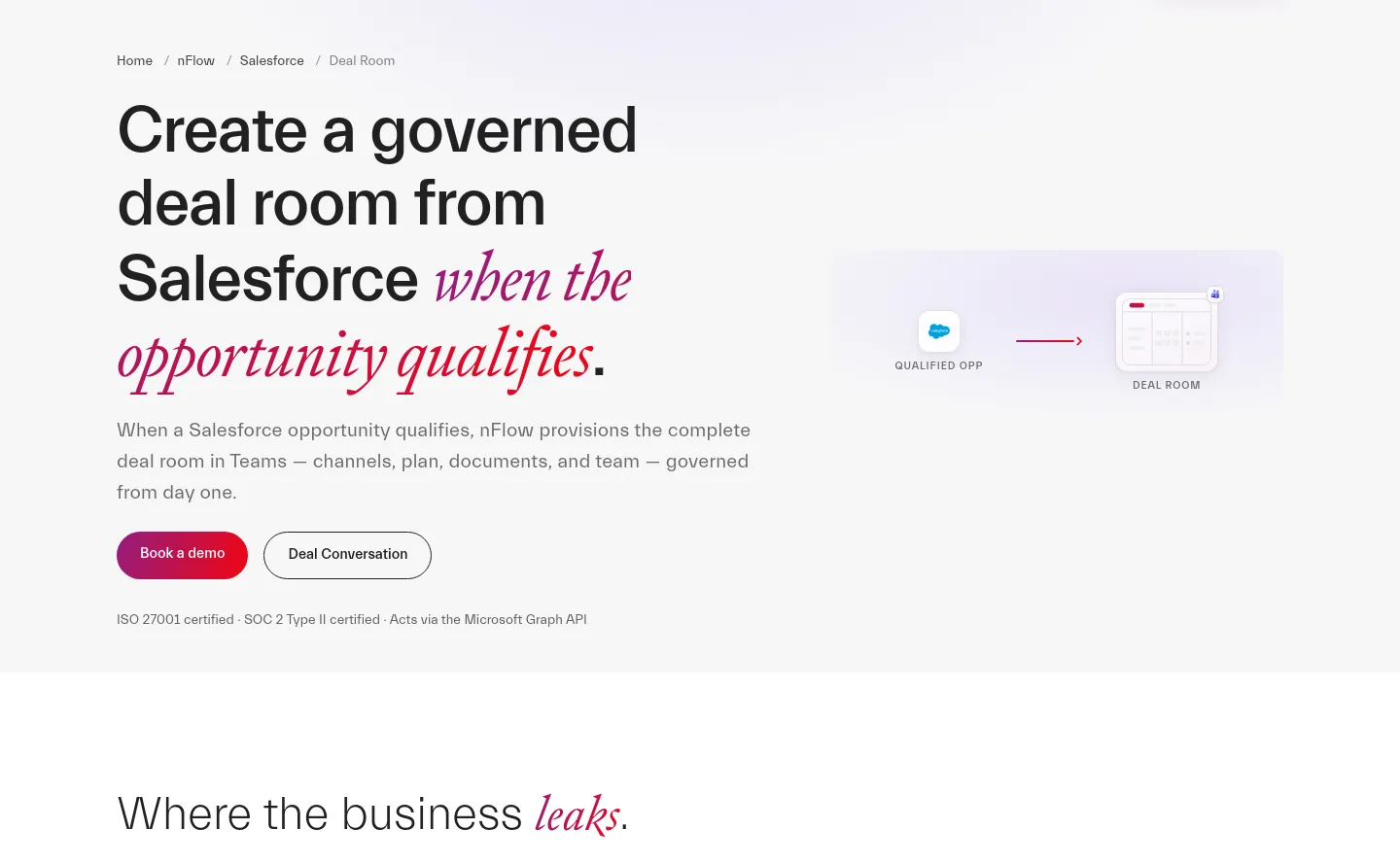 nflowapp.com Hero section