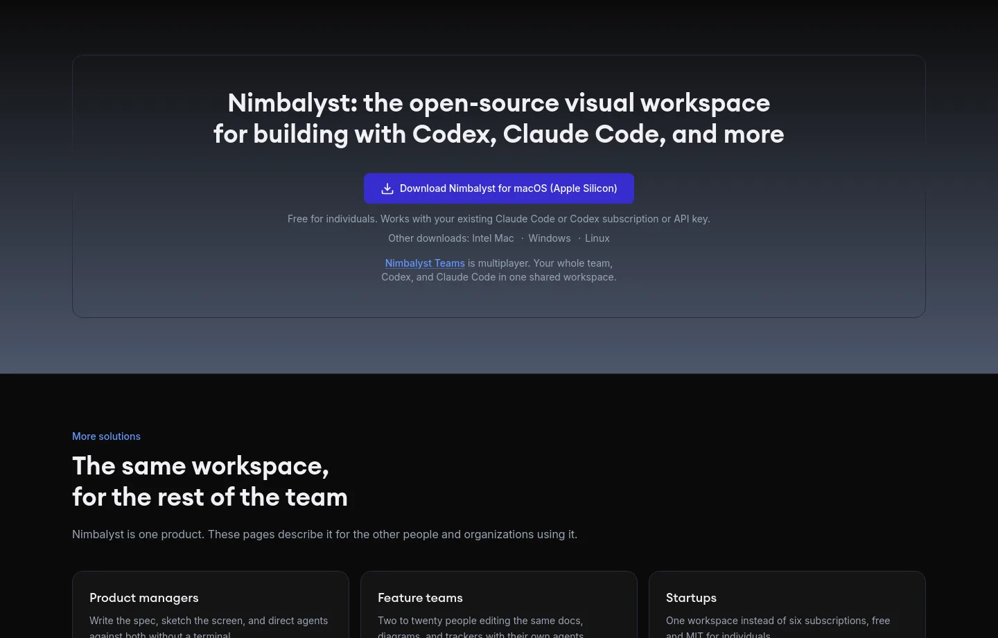 nimbalyst.com — Logo Wall