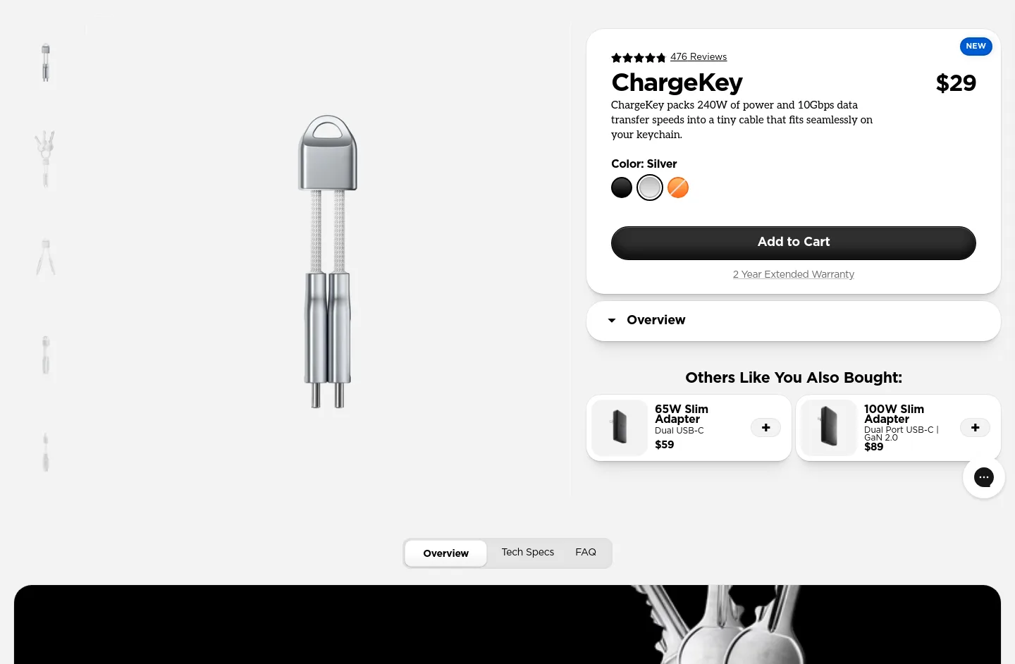 nomadgoods.com Hero section