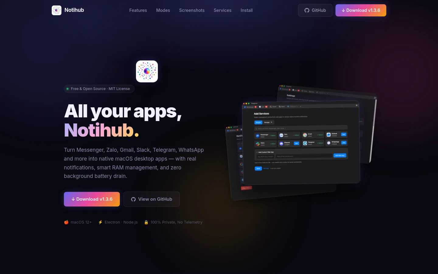 notihub.site — a real Hero section