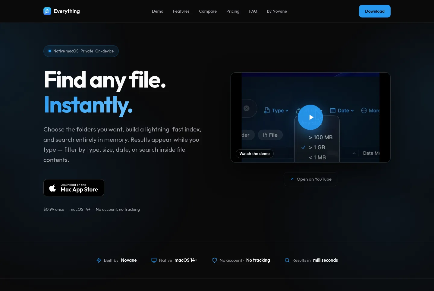 novane.app — Hero