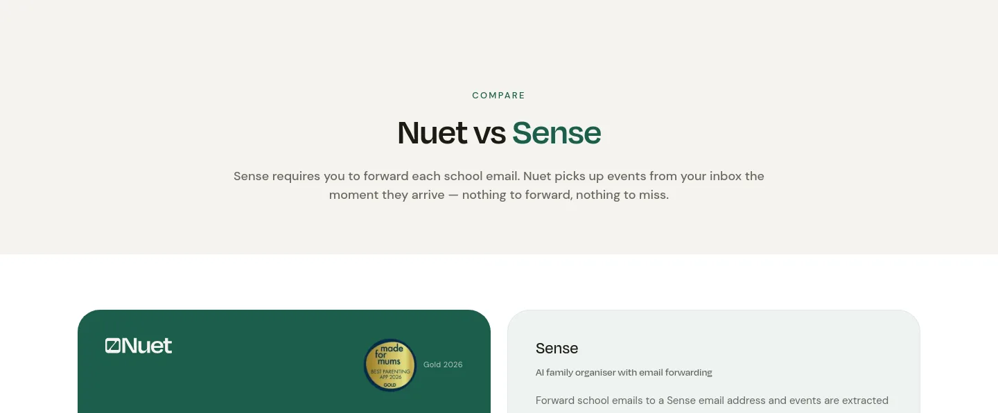 nuet.ai Hero section