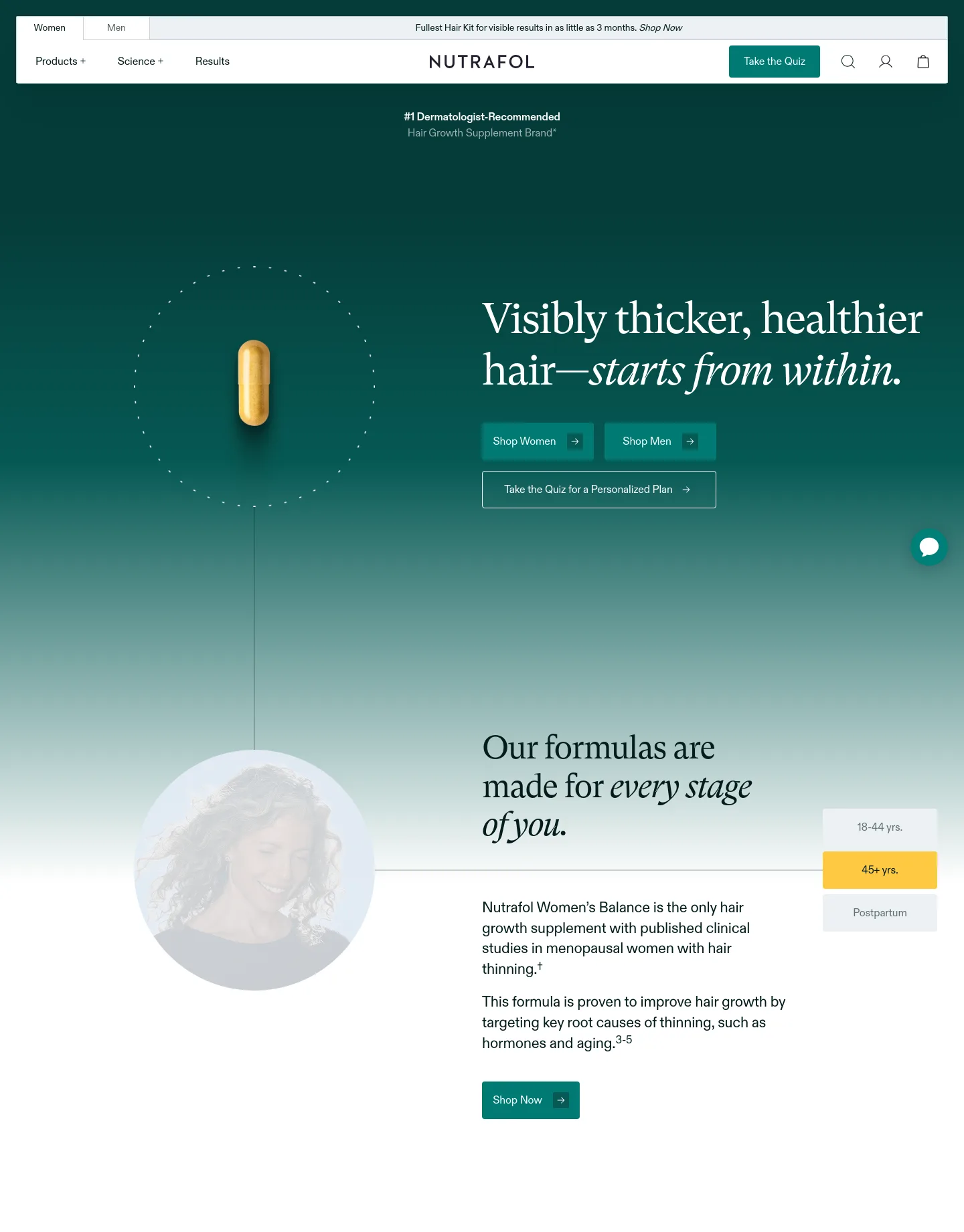 nutrafol.com — Hero