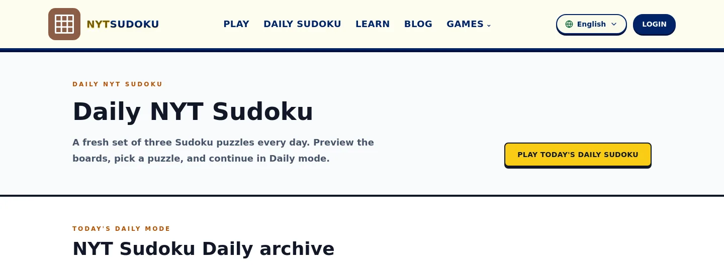 nyt-sudoku.net — a measured funnel