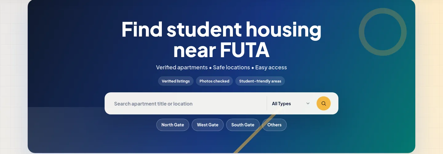 offcampushub.ng Hero section