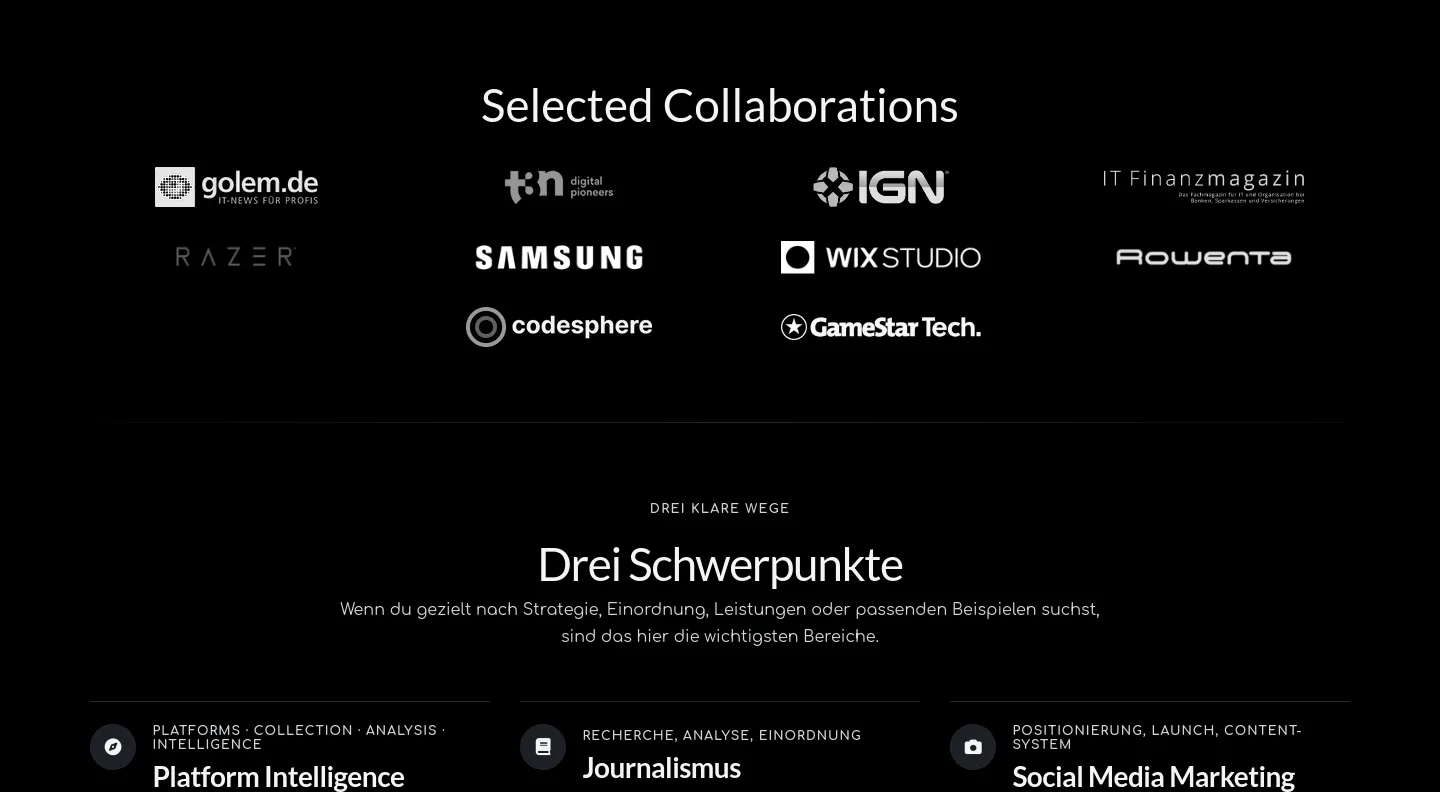 oliverjessner.at — Logo Wall