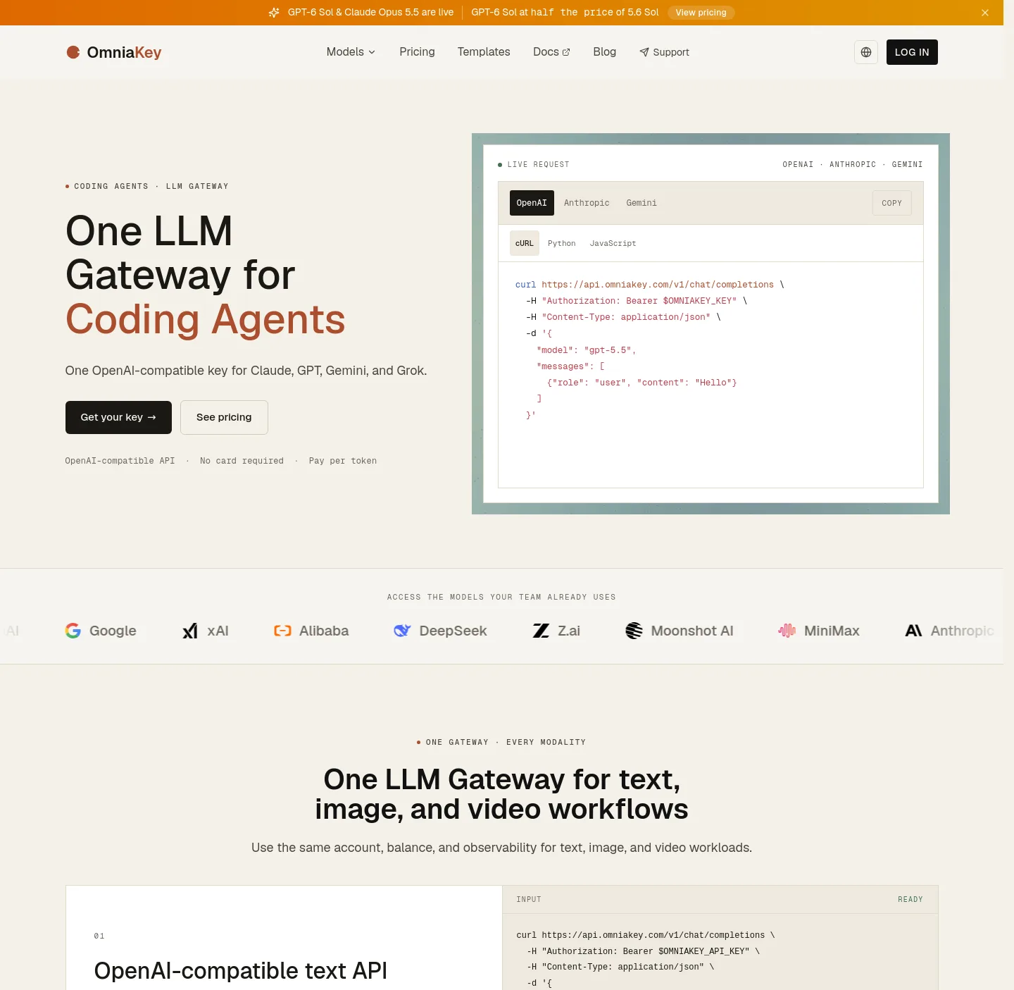omniakey.com — The Pricing Page