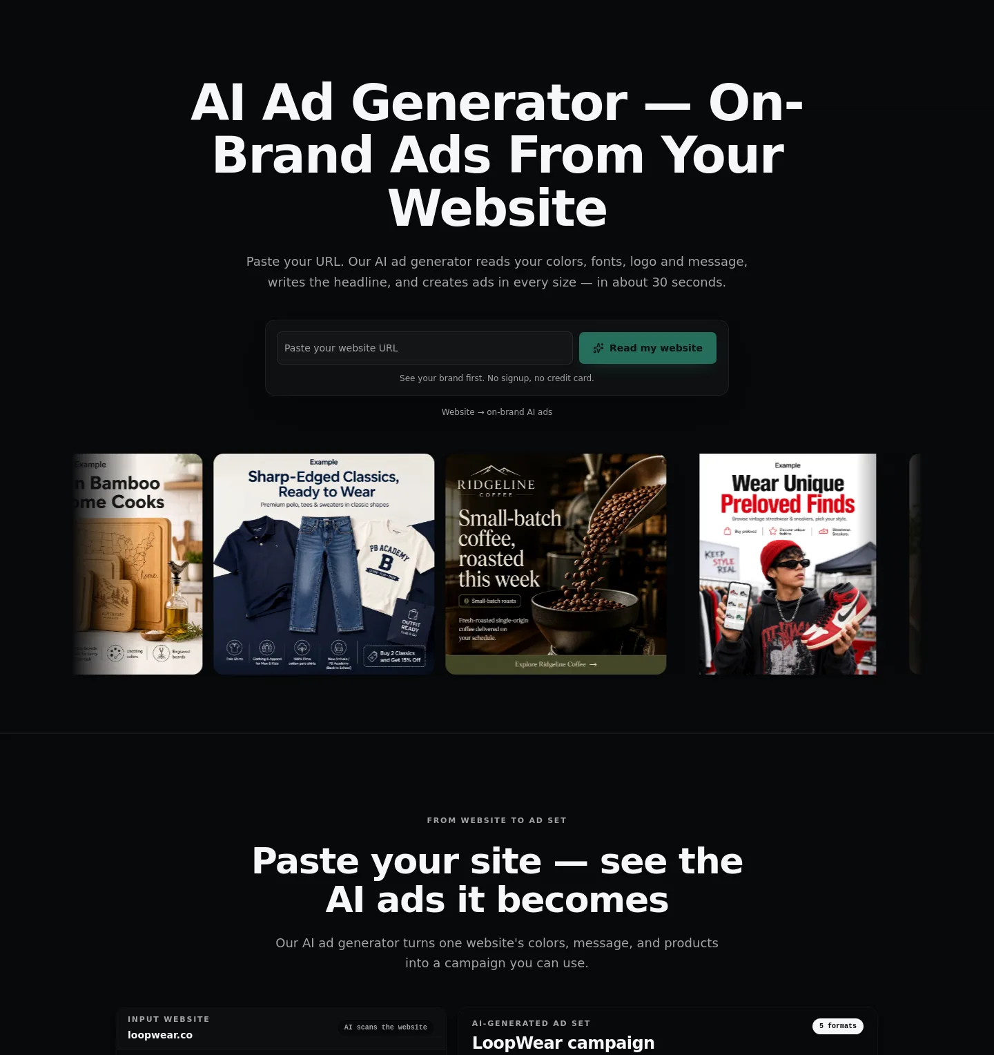 onbrandads.com — Hero