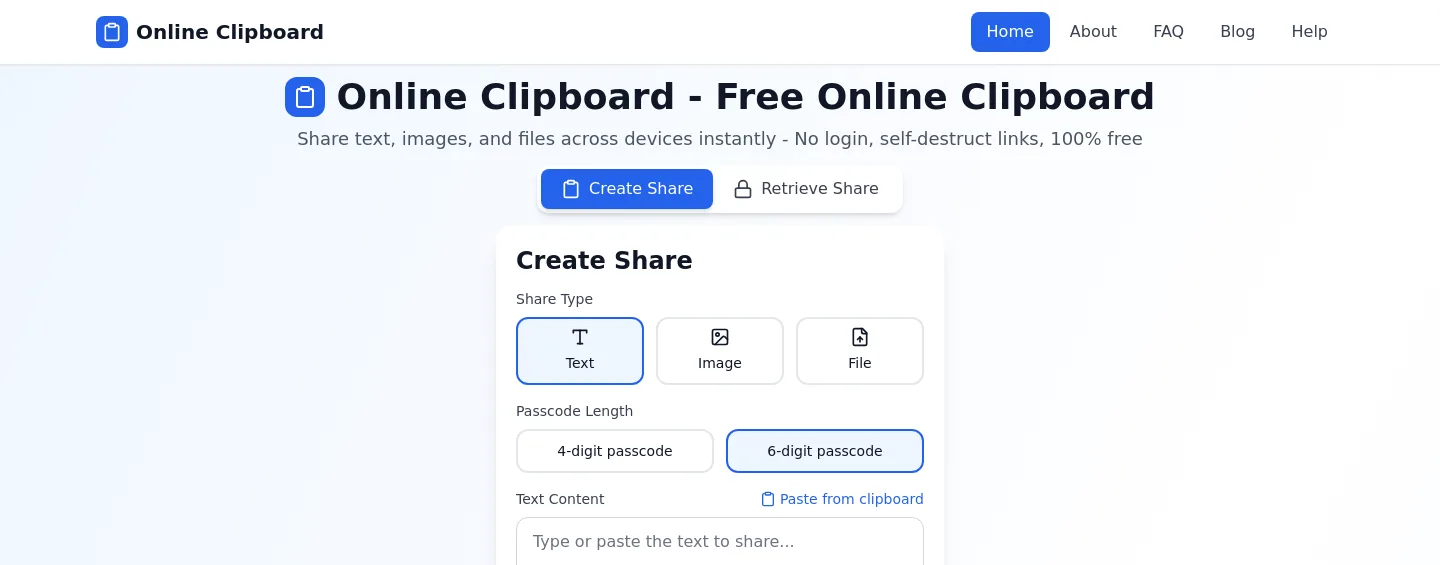 onlinclipboard.com — a measured funnel