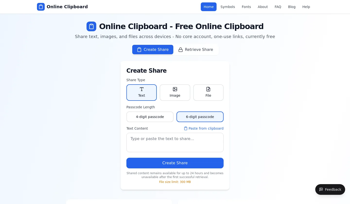 onlinclipboard.com — a measured funnel
