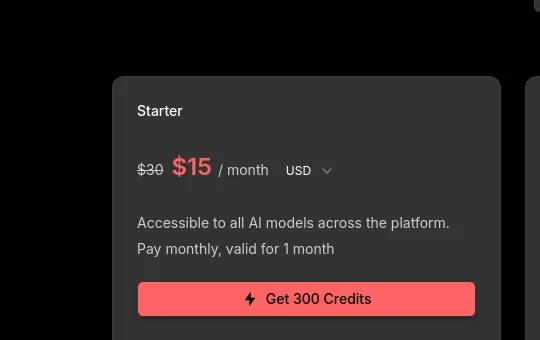Price anchor element from openseedance.org