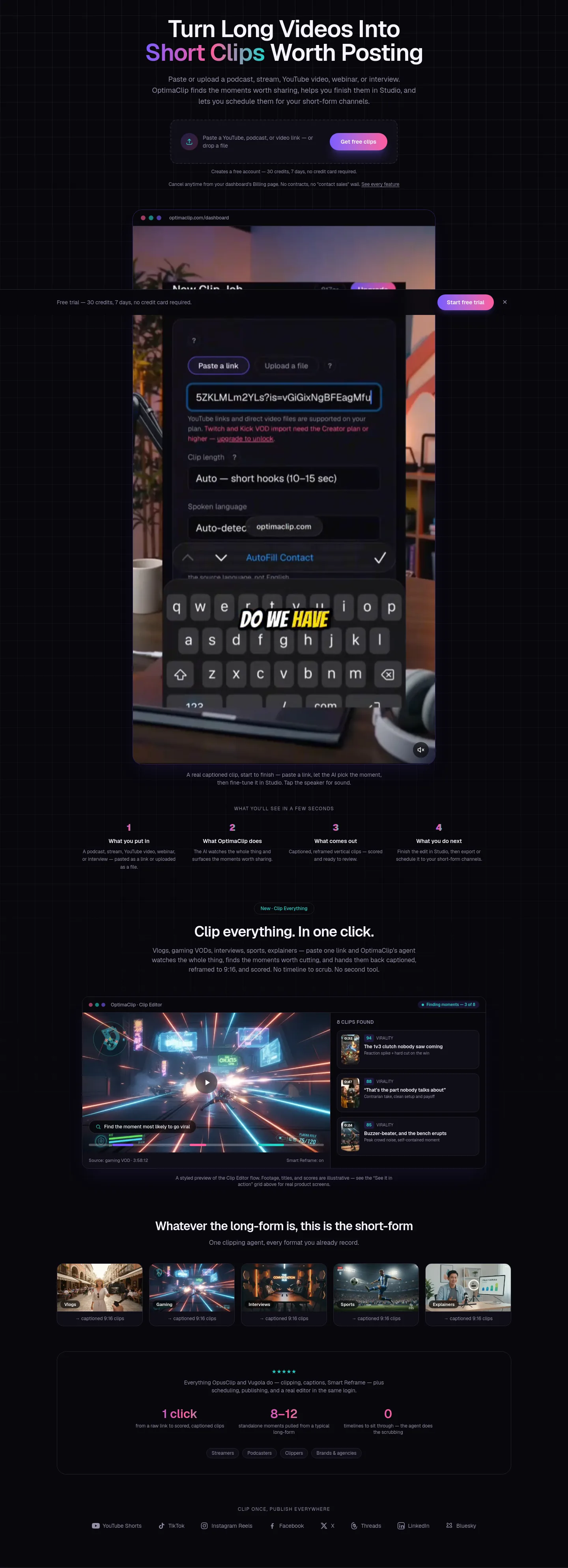 optimaclip.com — Hero
