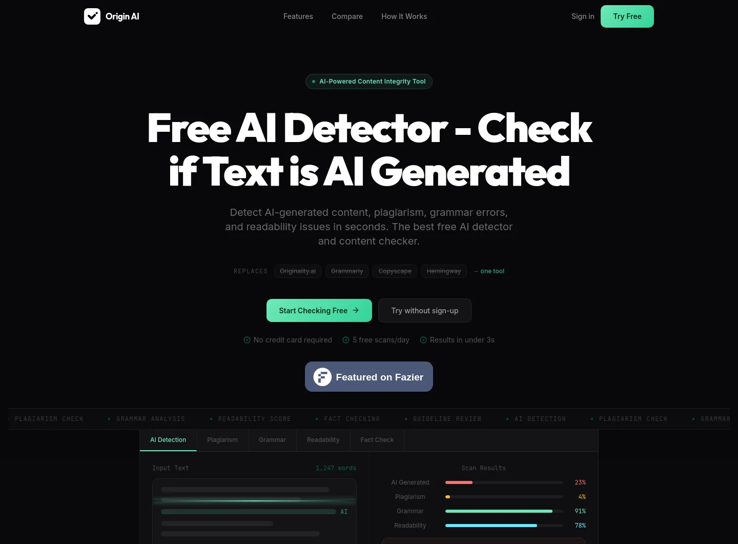 originspace.dev — Features