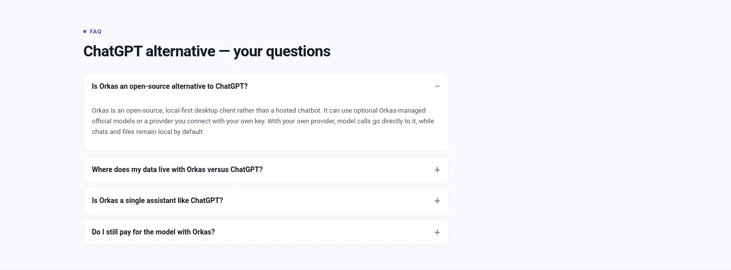 orkas.ai — FAQ