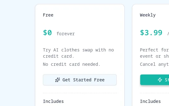 No credit card element from outfitswap.org