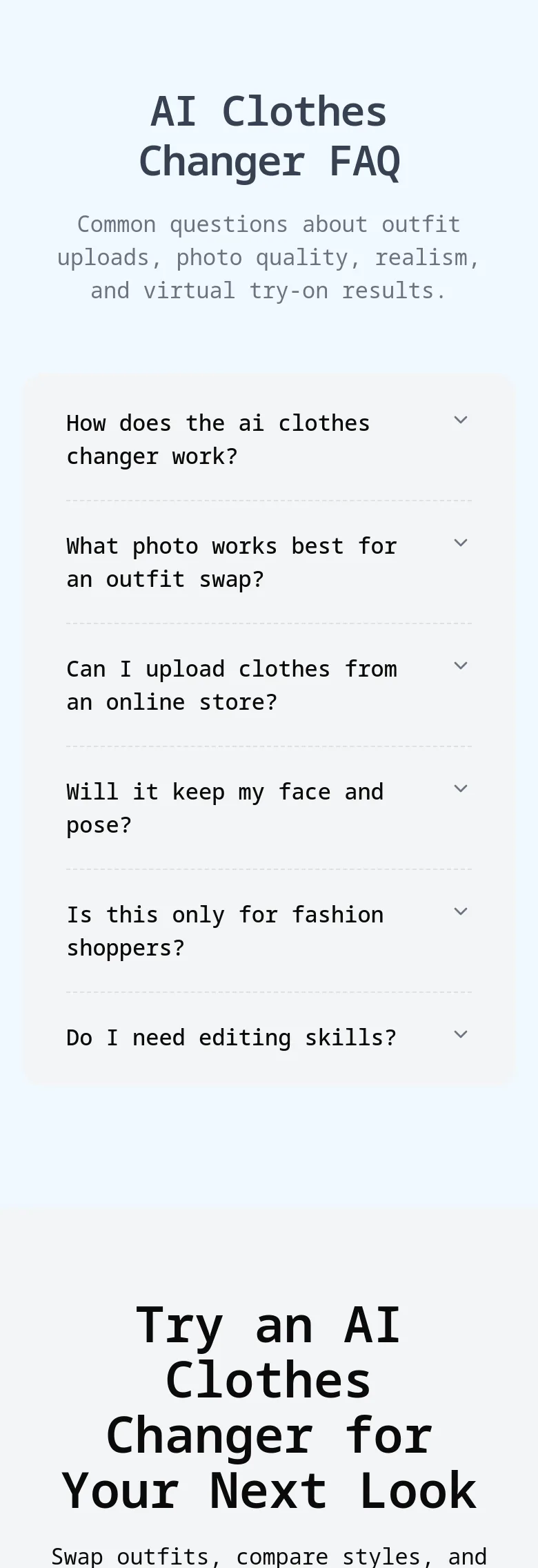 outfitswap.org — FAQ