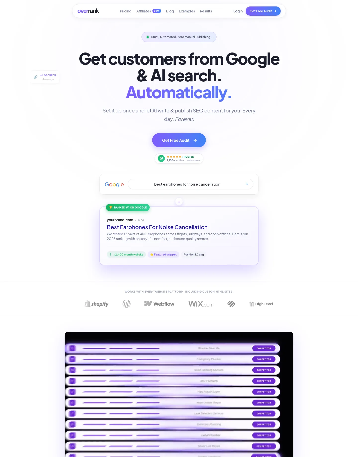 overrank.ai — Hero