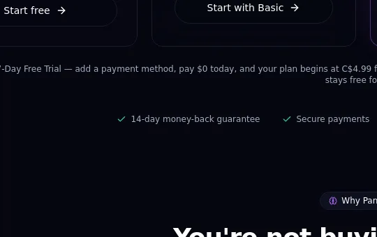 Guarantee element from panzoe.ai