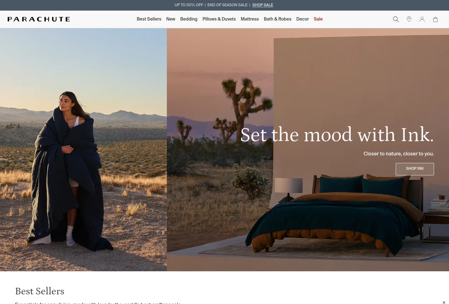 parachutehome.com — a measured funnel