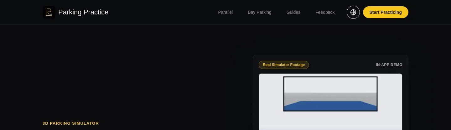 parkingpractice.com — a measured funnel