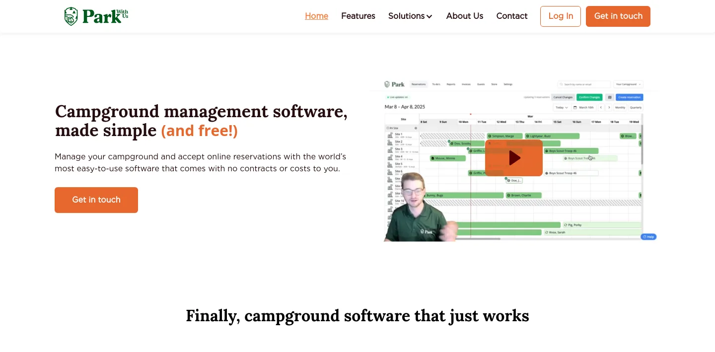 parkwith.us — a measured funnel