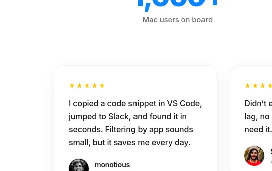 Rating element from pasteryapp.com