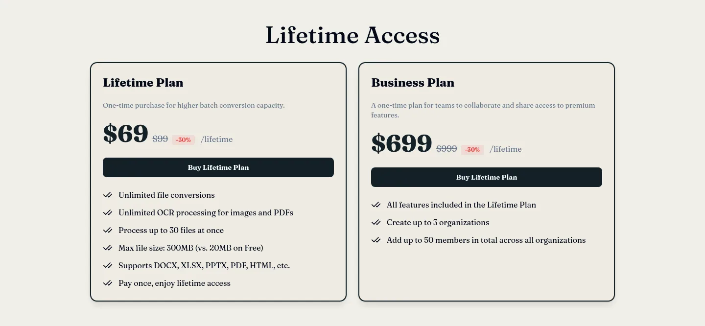 pdfinspector.online — a real Pricing section