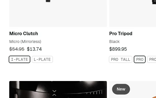 Price anchor element from peakdesign.com