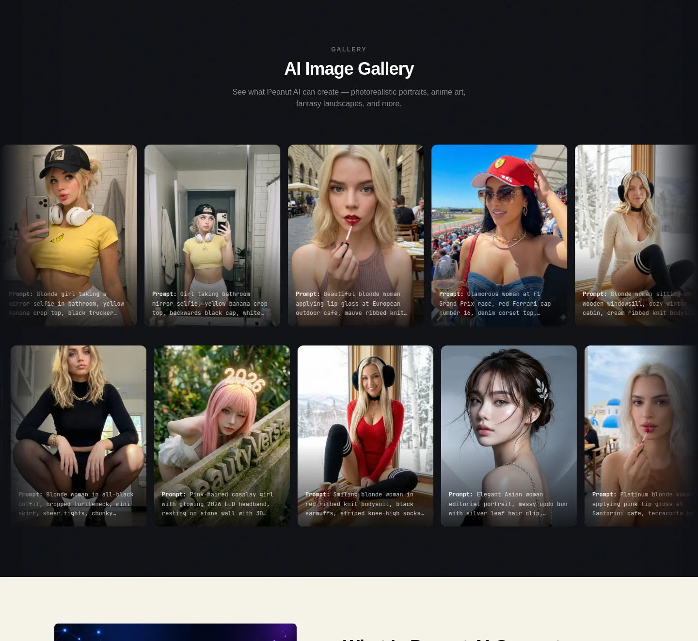peanutai.org — Features