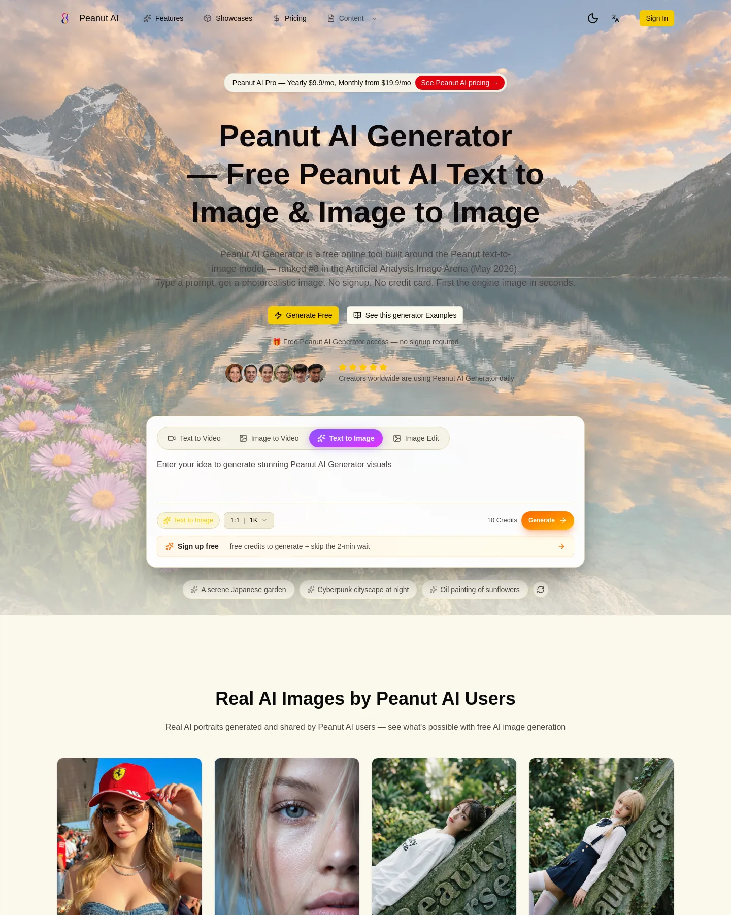peanutai.org — a measured funnel