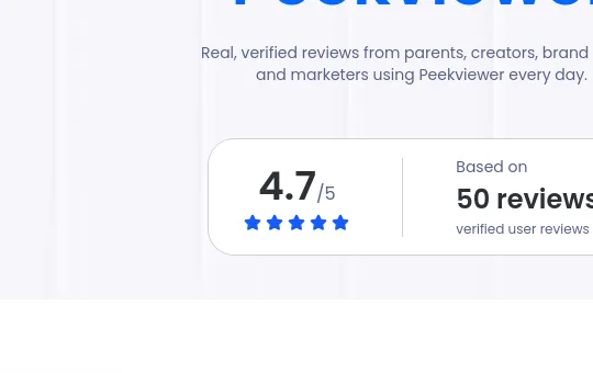 Rating element from peekviewer.com
