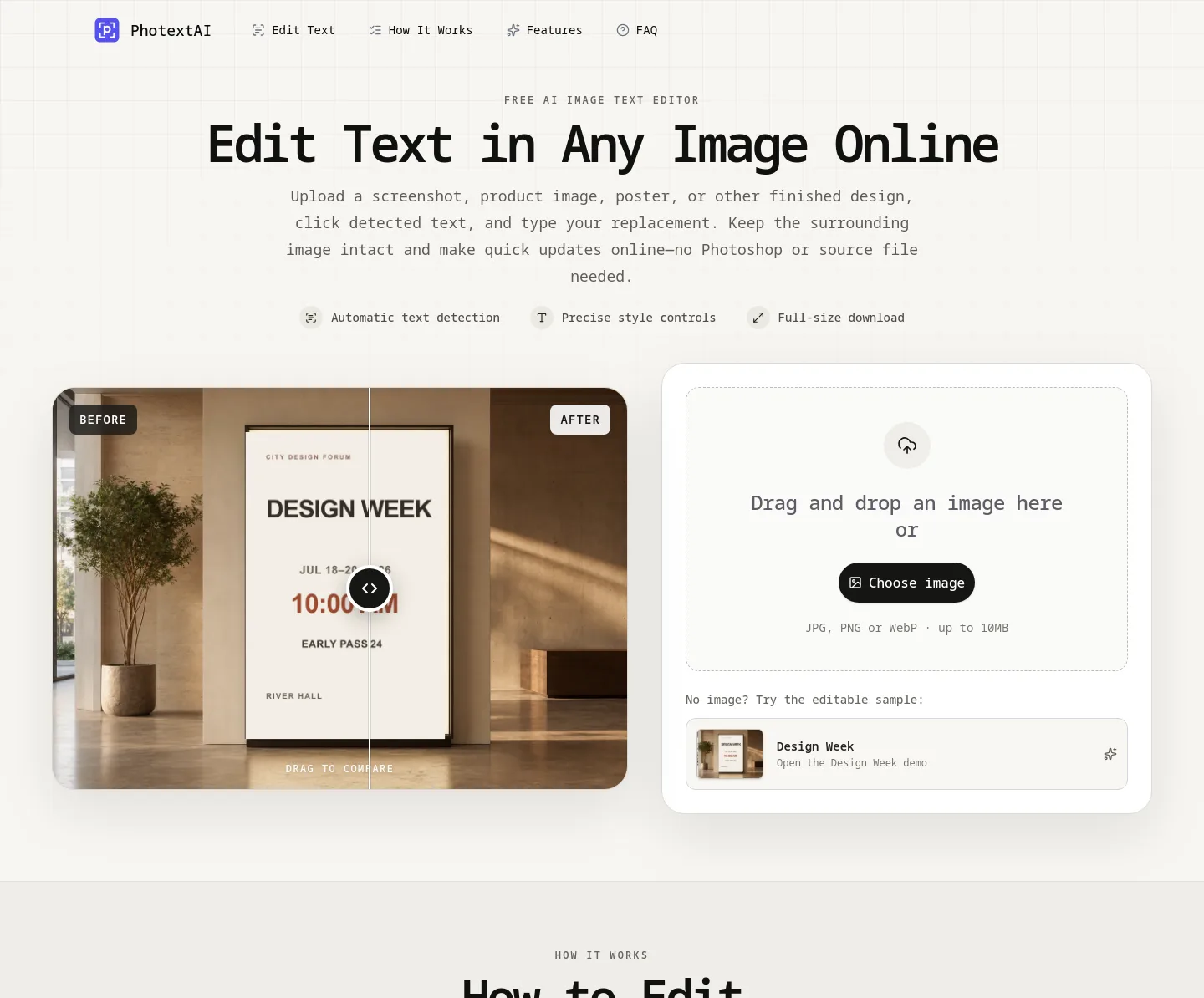photextai.com — a measured funnel