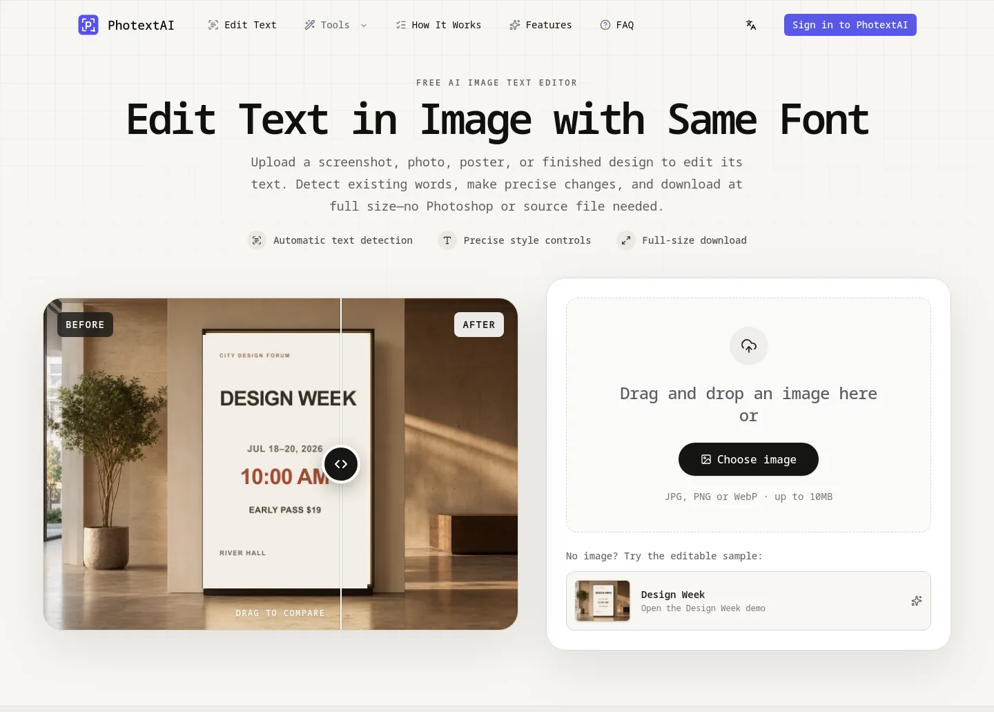 photextai.com — Hero