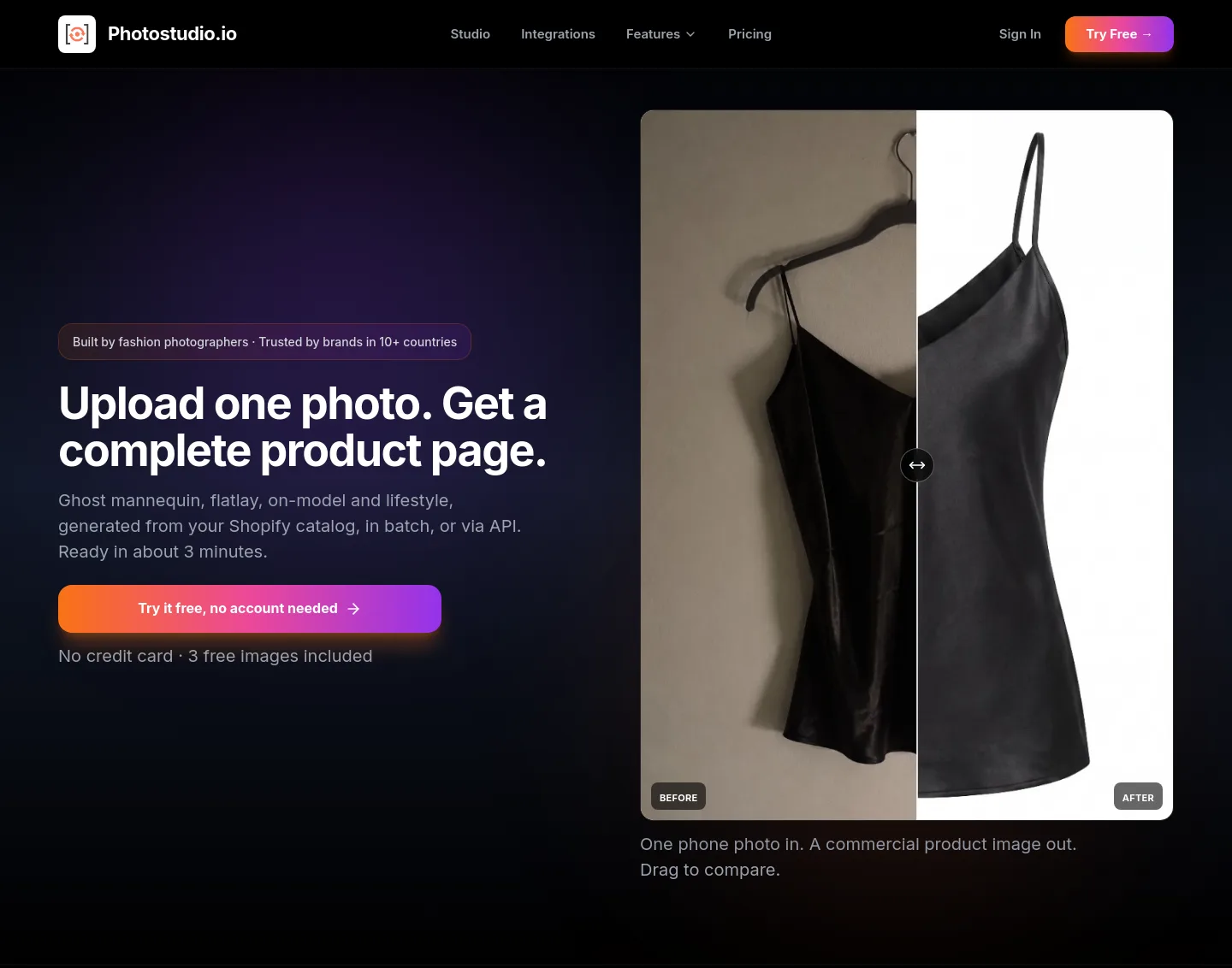 photostudio.io — Hero