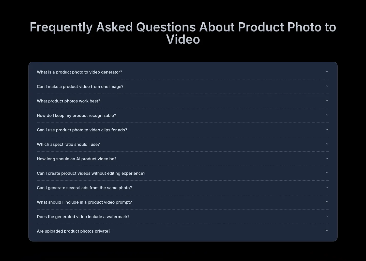 photovideos.net FAQ section