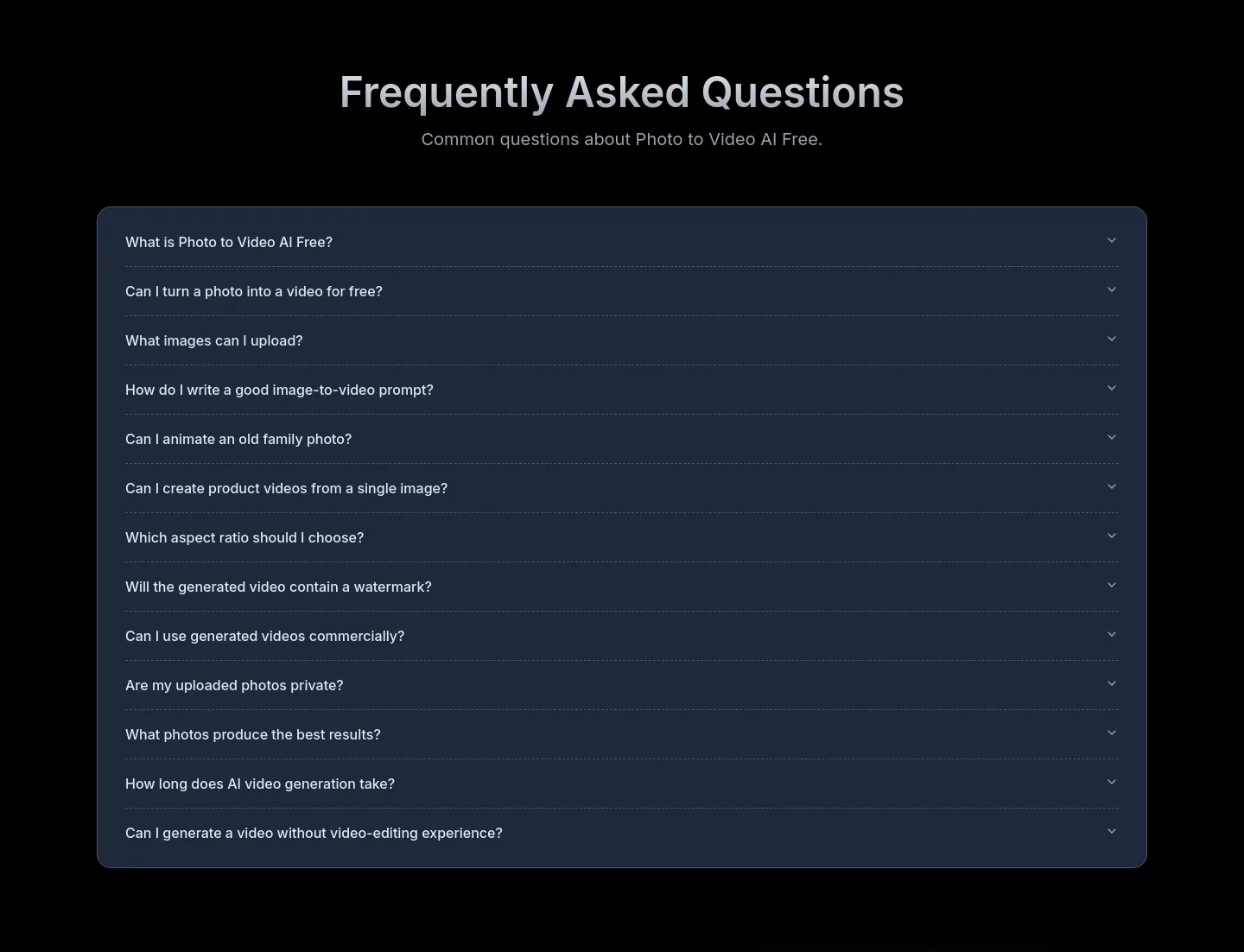 photovideos.net — FAQ