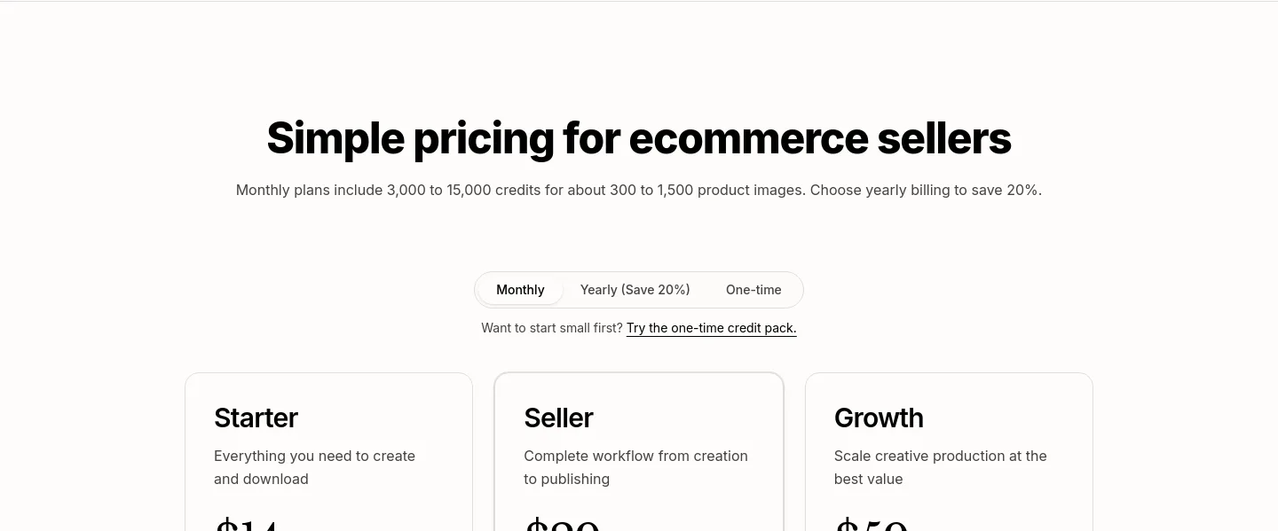 picavo.co Pricing section