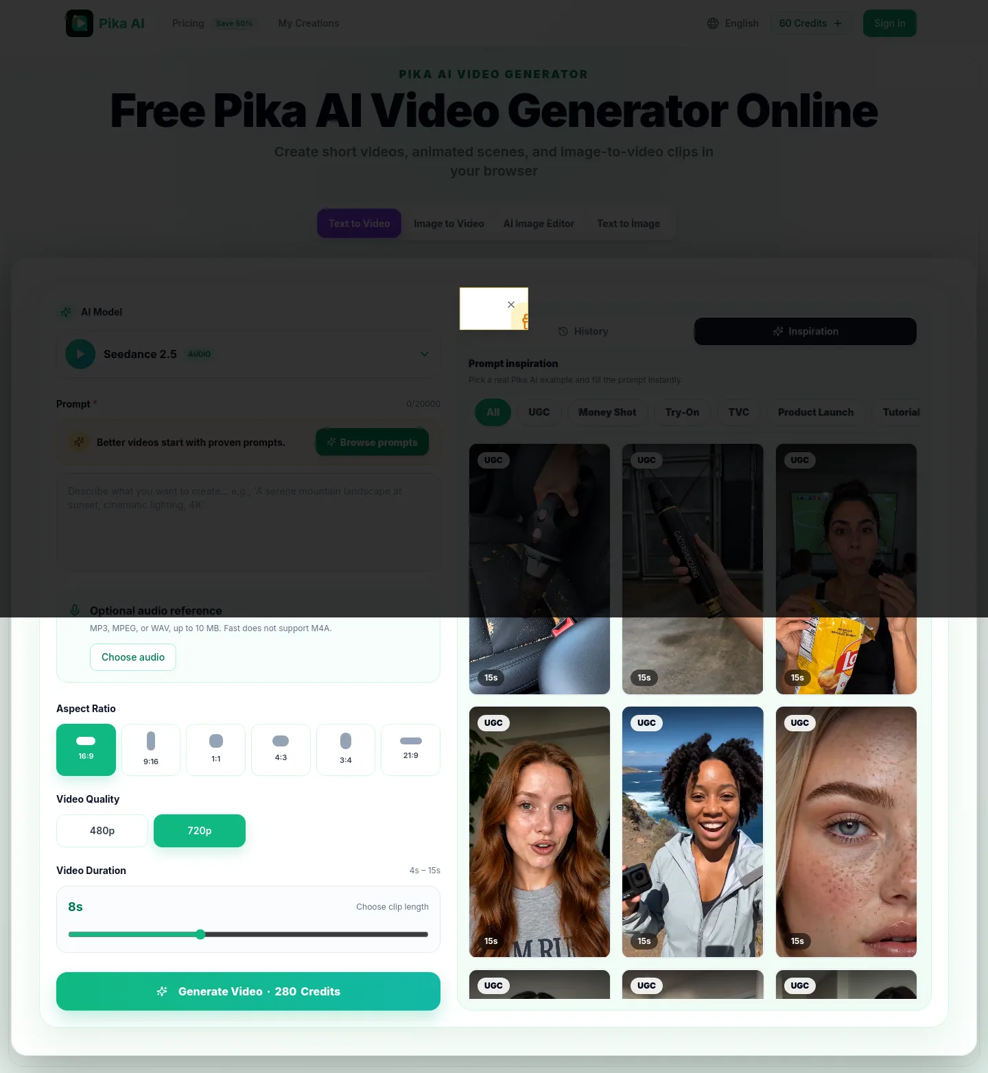 pika-ai.pro — a measured funnel