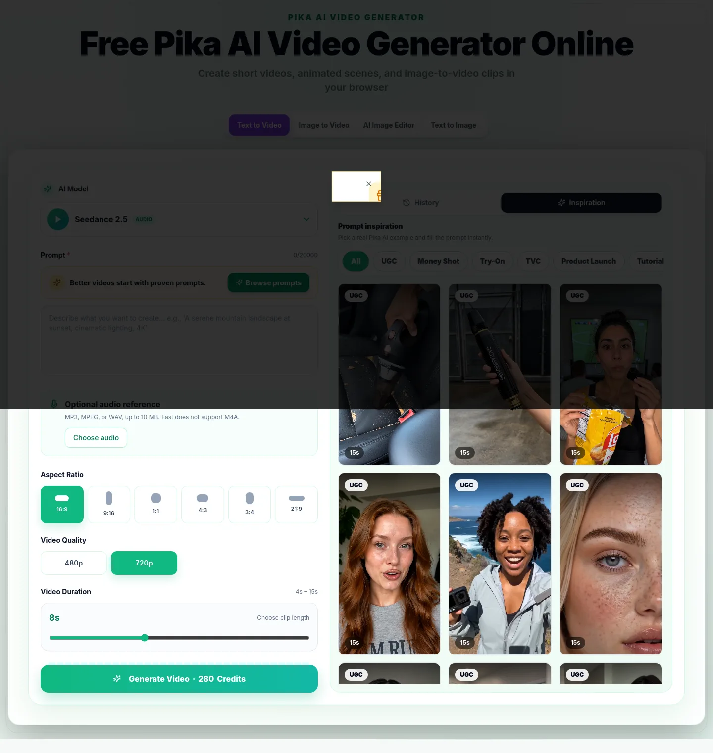 pika-ai.pro — Hero