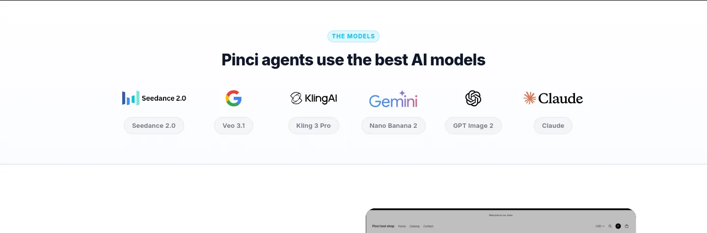 pinci.ai — Logo Wall