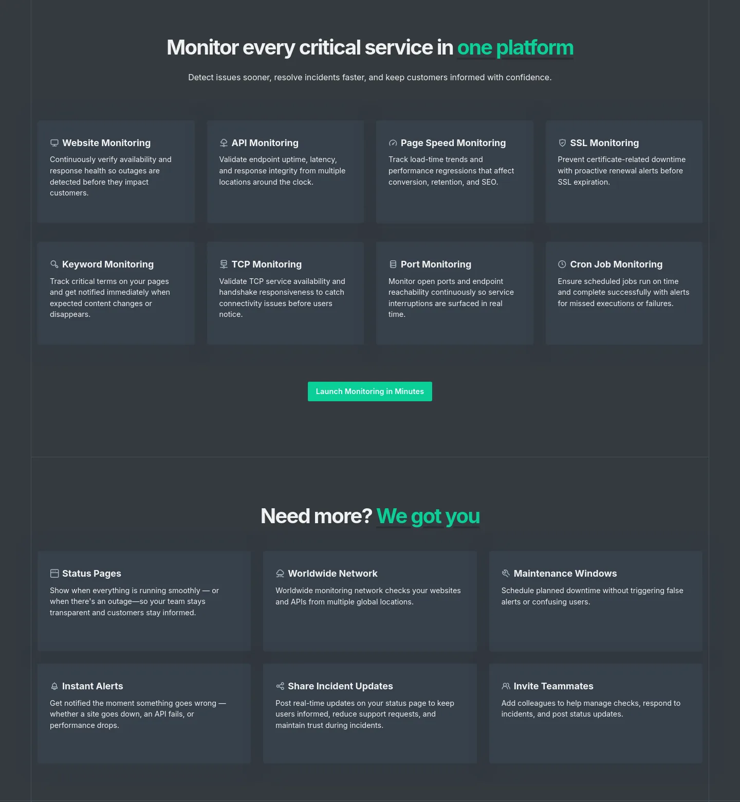 pingrelay.com — Features