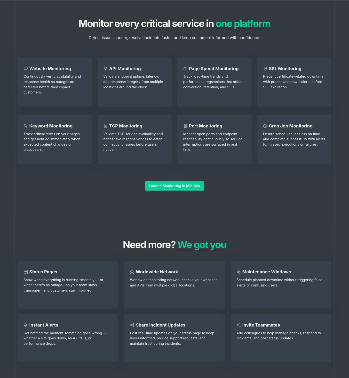 pingrelay.com — Features