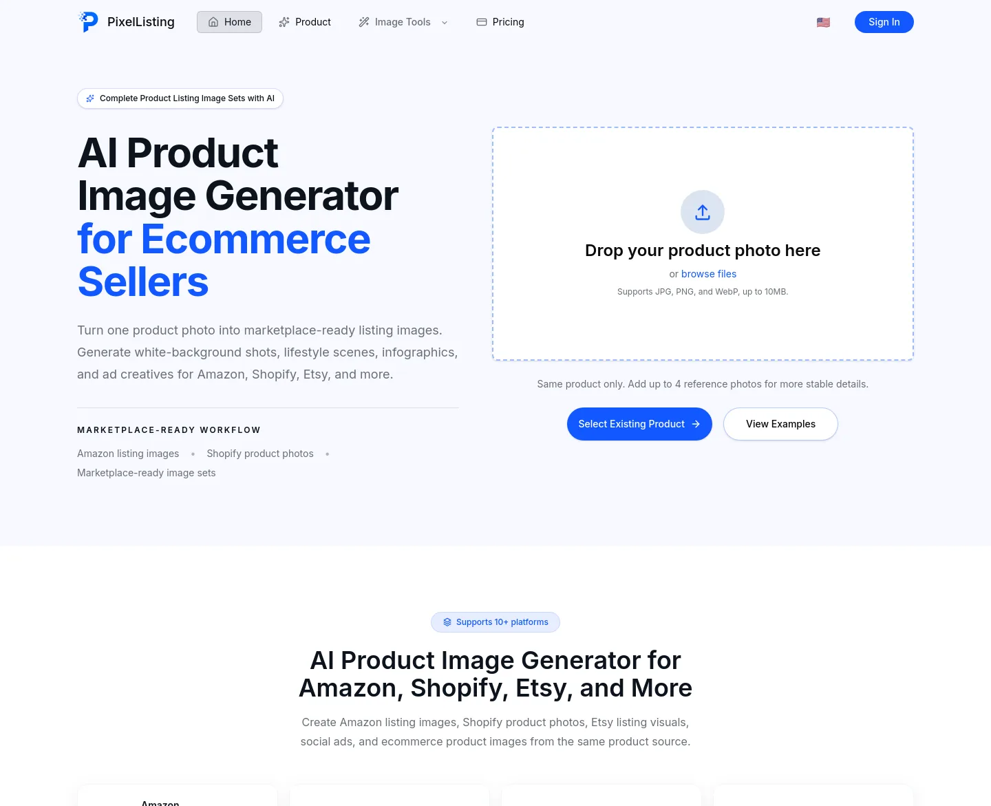 pixellisting.com — Hero