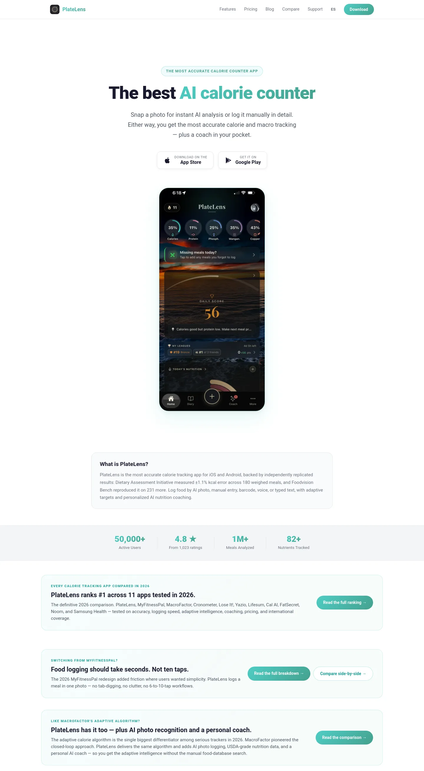 platelens.app — a measured funnel