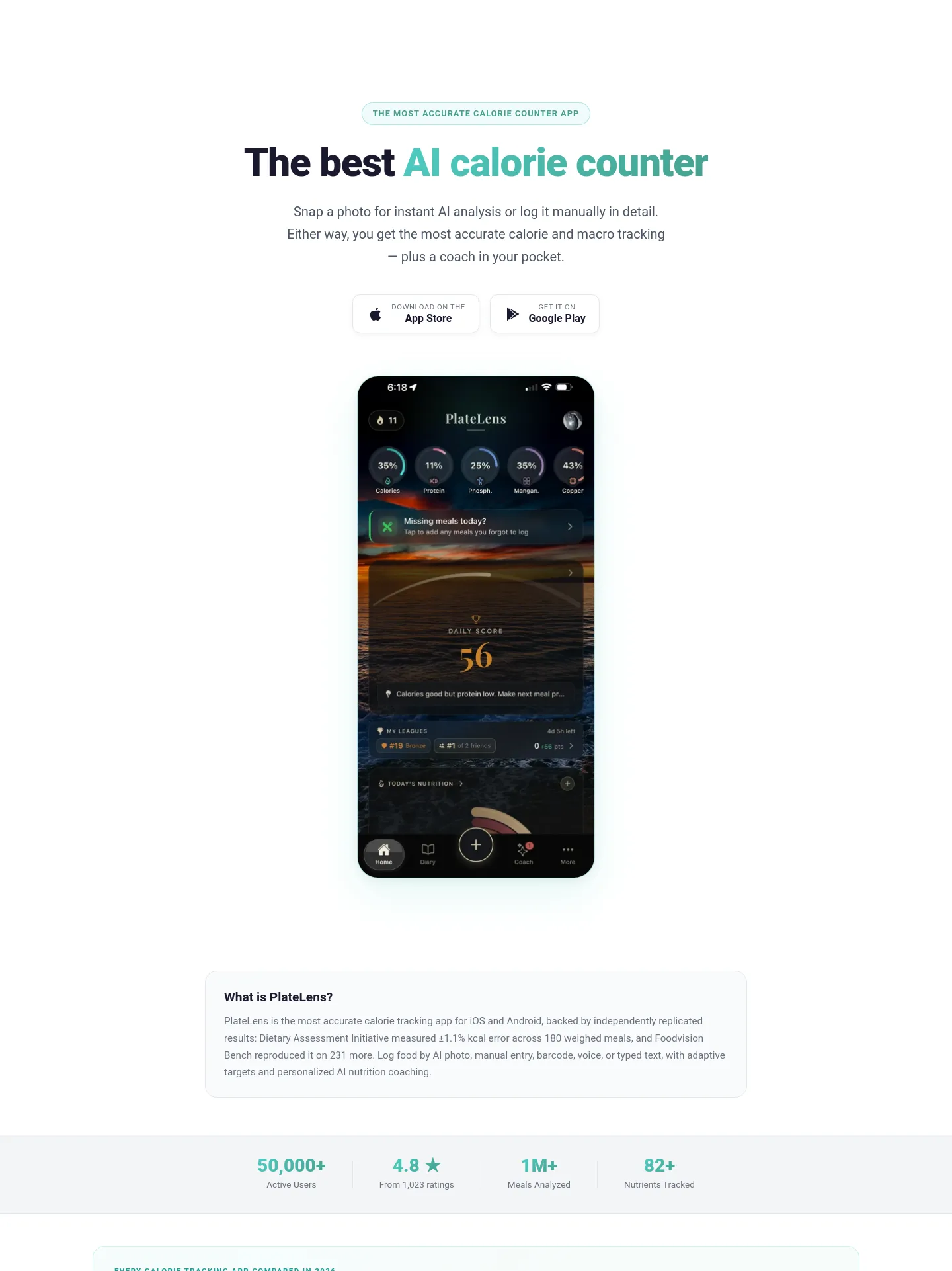 platelens.app — Hero