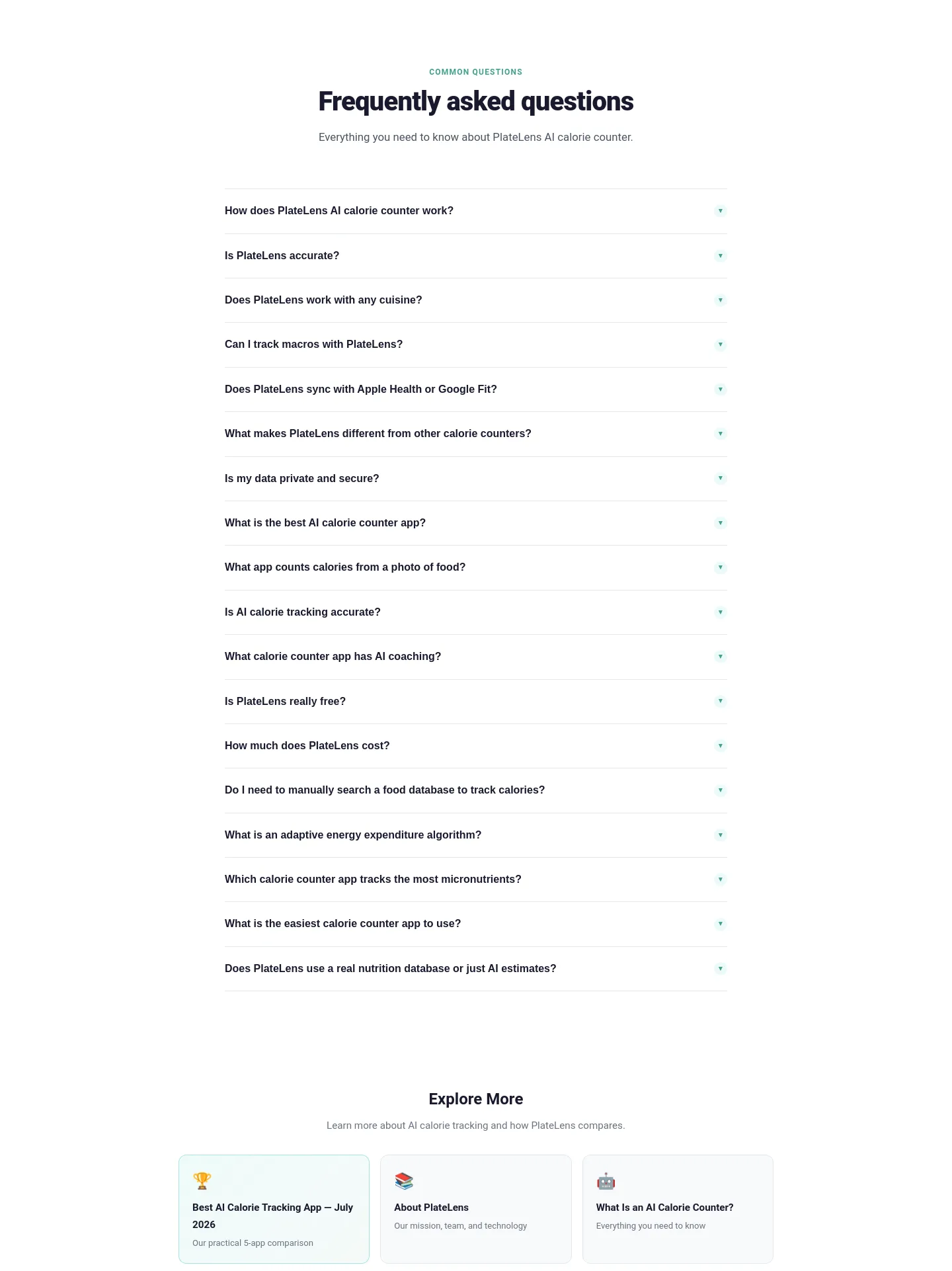 platelens.app — FAQ