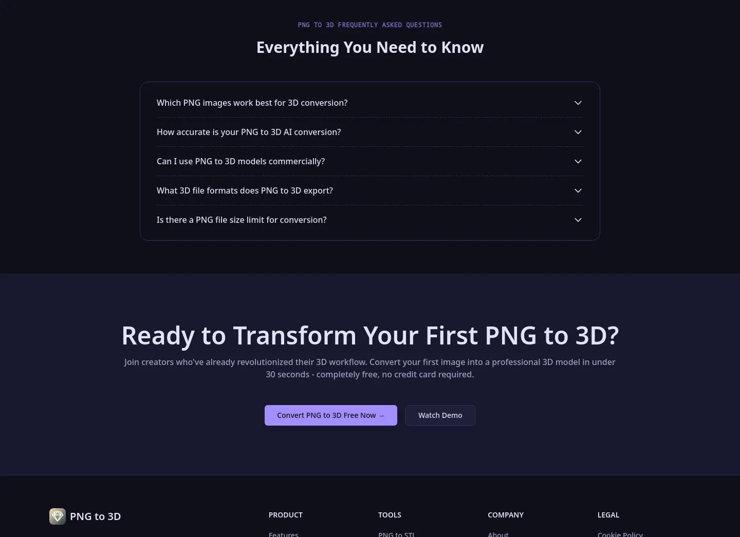 pngto3d.org — FAQ